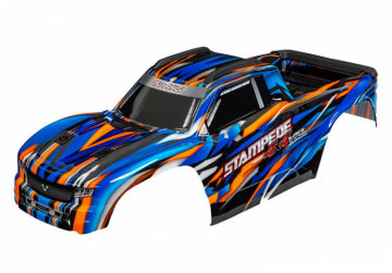 Traxxas 9014-ORNG Body Stampede 4x4 VXL Orange Clipless