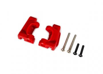 Traxxas 9136-RED Caster Blocks EHD Red (Pair) (for Upgrade Kit #9180/9181) 2WD (not Bandit)