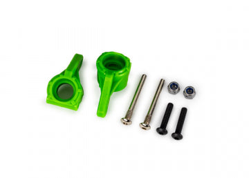 Traxxas 9137-GRN Steering Blocks EHD Green (Pair) (for Upgrade Kit #9180/9181/9182) 2WD