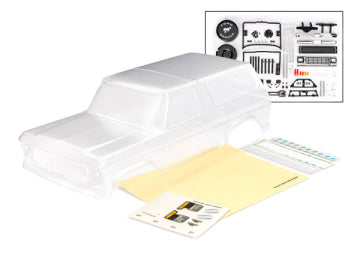 Traxxas 9240 Body Ford Bronco '79 Clear Complete Clipless