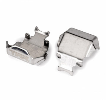 Traxxas 9765 Skidplate Axle Front or Rear Stainless Steel (2) TRX-4M