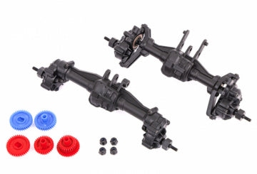 Traxxas 9843R Portal Kit Front + Rear Complete (2.56:1 Reduction) TRX-4M
