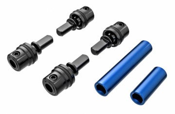 Traxxas 9751-BLUE Driveshafts Center Steel/Alu Set Complete Blue TRX-4M