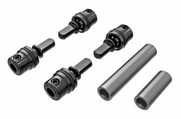 Traxxas 9751-GRAY Driveshafts Center Steel/Alu Set Complete Gray TRX-4M