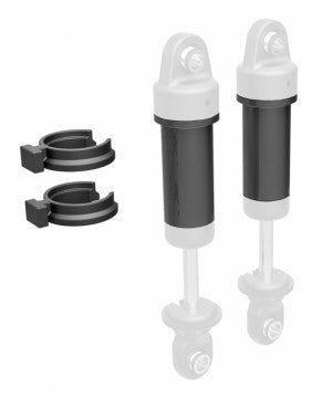 Traxxas 9763-GRAY Shock Body Alu Gray TRX-4M