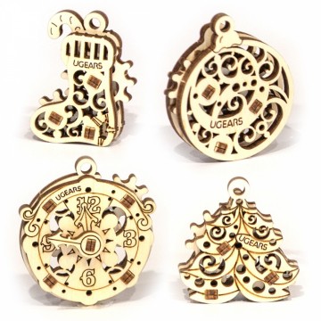 Ugears U-Fidget Happy New Gear