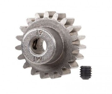 Traxxas 6480X Pinion Gear 19T 1.0M for 5mm Shaft (Only with Steel Spur Gear)