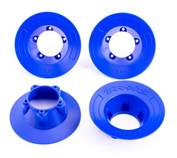 Traxxas 9569X Wheel Covers Blue (for Wheels #9572) (4)
