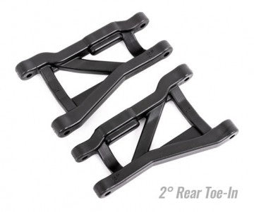 Traxxas 9432 Suspension Arms Rear HD (2° Toe-In) Black (2) Drag Slash