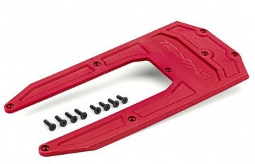 Traxxas 9623R Skidplate Chassis Red Sledge