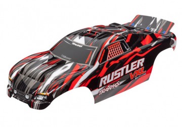 Traxxas 3726 Body Rustler VXL 2WD Red Painted