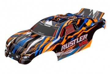 Traxxas 3726T Body Rustler VXL 2WD Orange Painted*