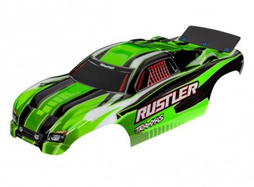 Traxxas 3750G Body Rustler 2WD Green Painted*
