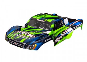 Traxxas 6928G Body Slash 4x4/2WD Green & Blue Painted