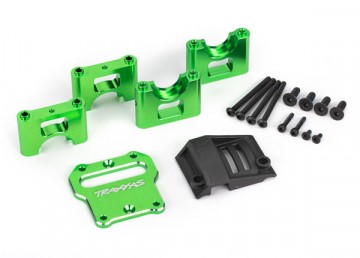 Traxxas 9584G Mount Alu Green Center Diff Sledge