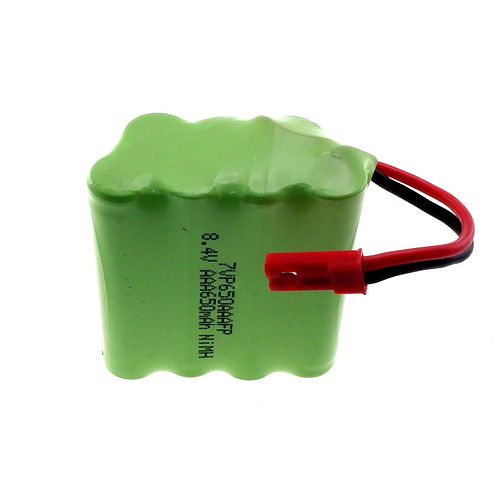 Ni-MH Batteri 650mAh 8.4V - JST BEC Stik - 3+4 konfiguration