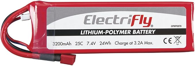 Li-Po Batteri 2S 7,4V 3200mAh 25C