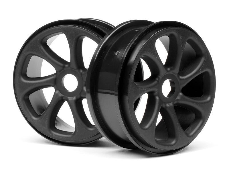 HPI 101371 - Black Turbine Wheels Pr