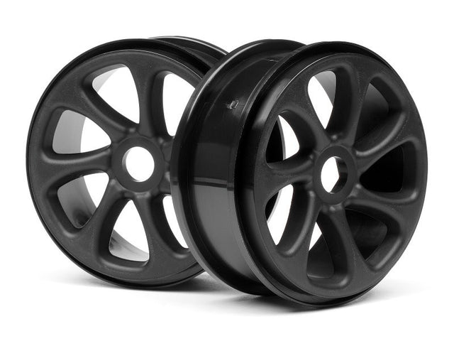 HPI 101371 - Black Turbine Wheels Pr