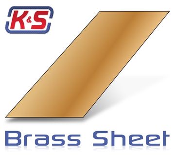 K&S 252 - Brass sheet 0.4x100x250 mm 6