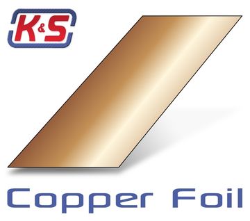 K&S 546015 - Kopparfolie 760x305x0.08mm (1)