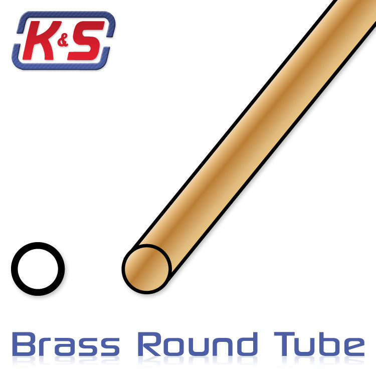 Brass Tube 14.3x305mm (9/16'') (.014'') (1)