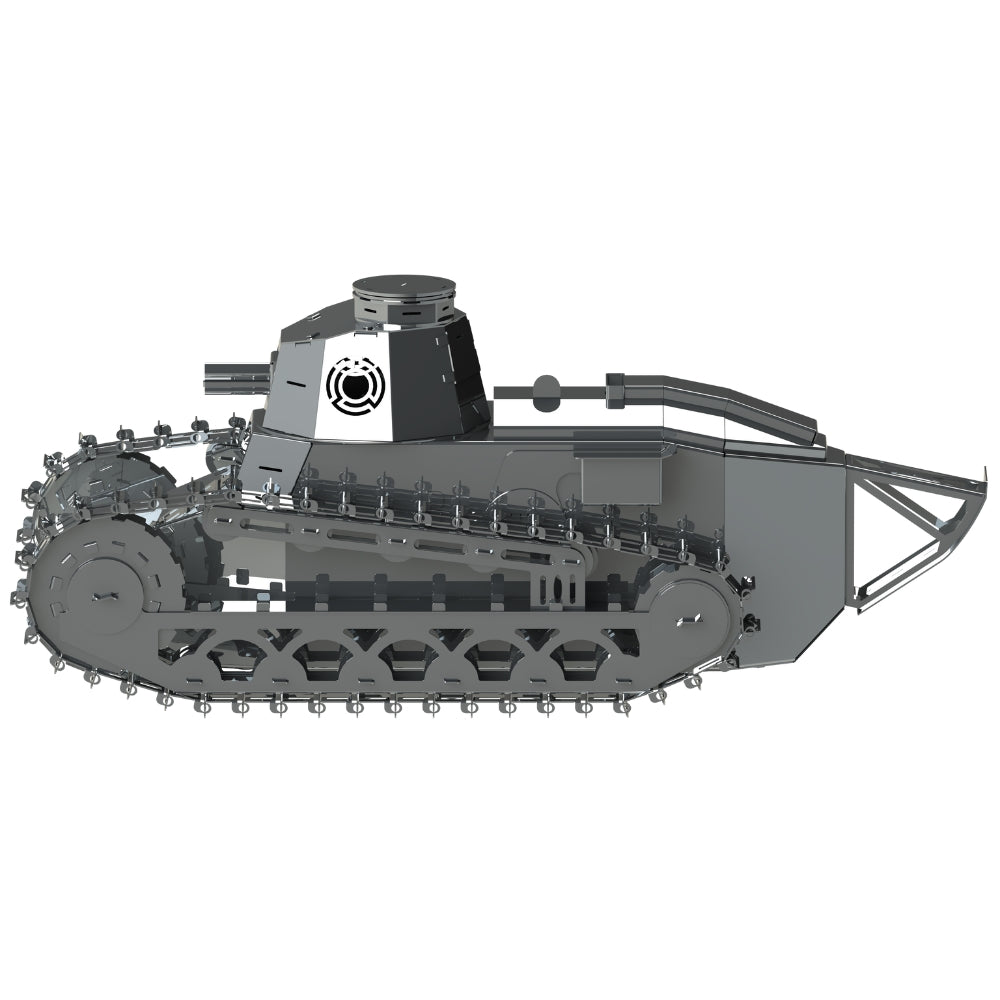Metal Time | Nimble Fighter Mechanical model DIY kit of tank, 179 parts | World of Tanks