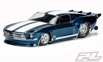 Body '67 Mustang, Slash Drag Car, AE DR10, Losi 22S Drag