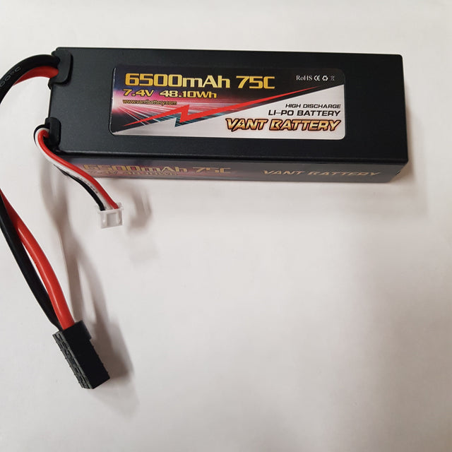 2S 6500mAh 75c LiPo batteri, traxxas stik