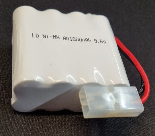 NiMh batteri 9.6V - 1000mAh - Tamiya stik