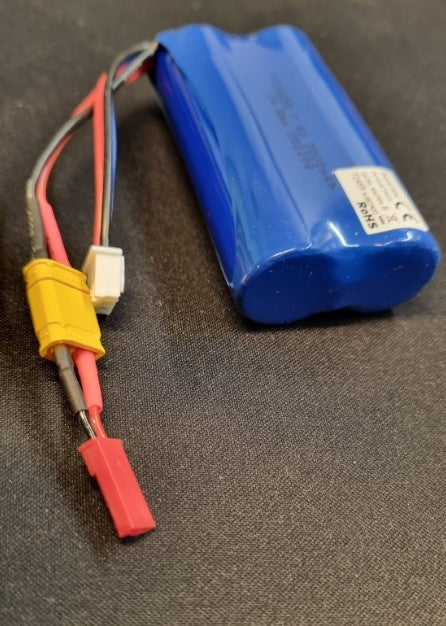 7.4V LiPo batteri 2000mAh XT30 JST stik
