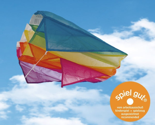 MINI PARAFOIL PINK - Single drage med sejl fra Ripstop-polyester m. håndtag og line