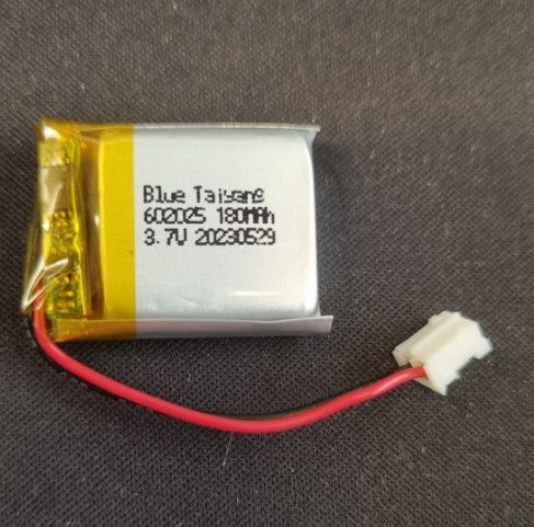 LiPo batteri 3,7v 180mah 602025 med molex stik