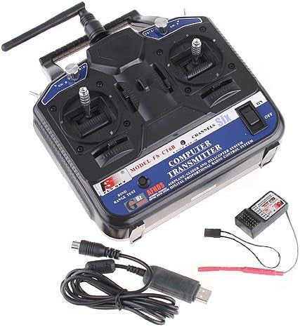 6 kanalers fjernbetjening m. modtager - FlySky FS-CT6B AFHDS