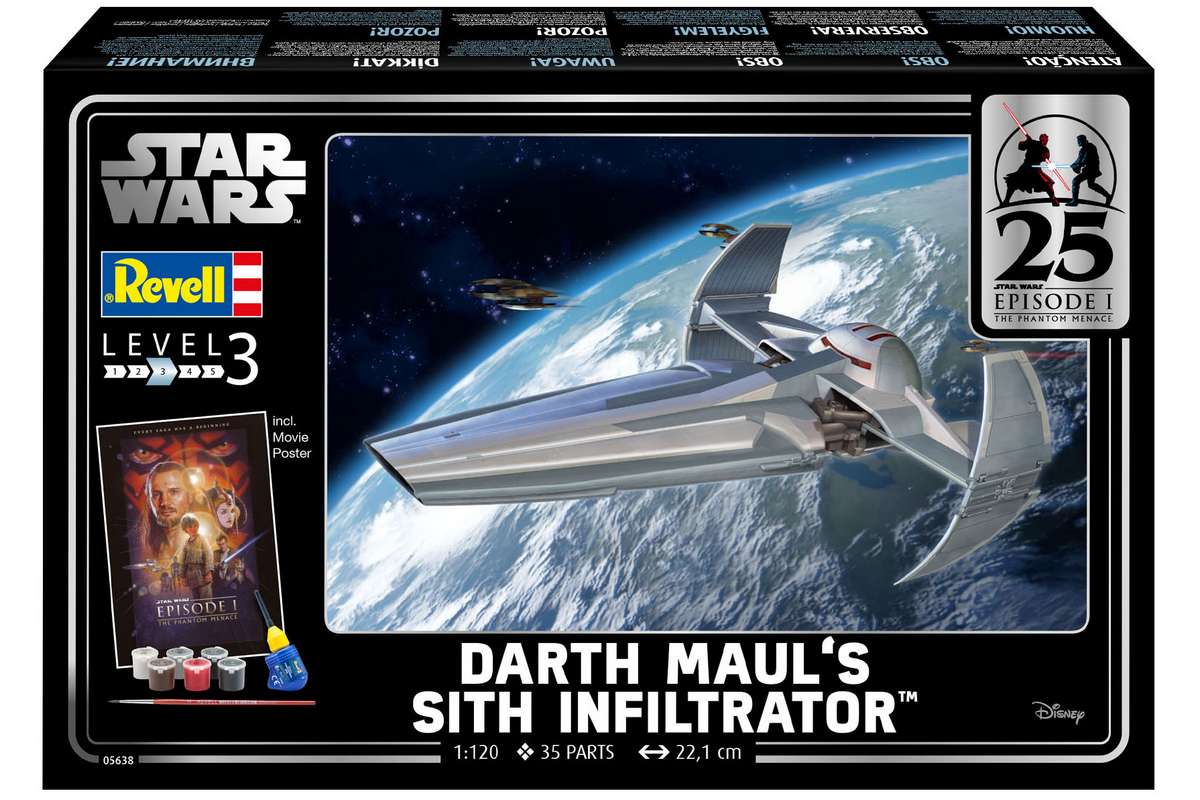 Gift Set \'EP1\' Darth Maul\'s Sith Infiltrator 1:120