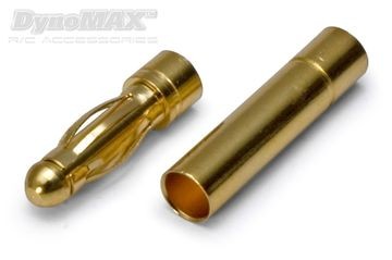 Connector Bullet Male+Female 3mm 10