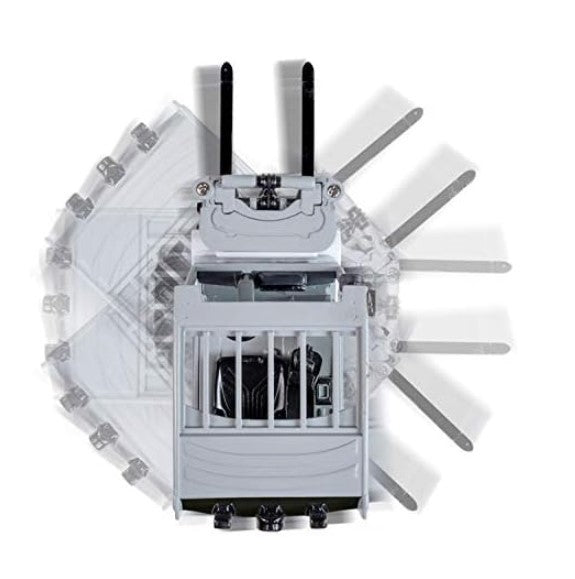 Fjernstyret UPS palleløfter m. palle og kasser