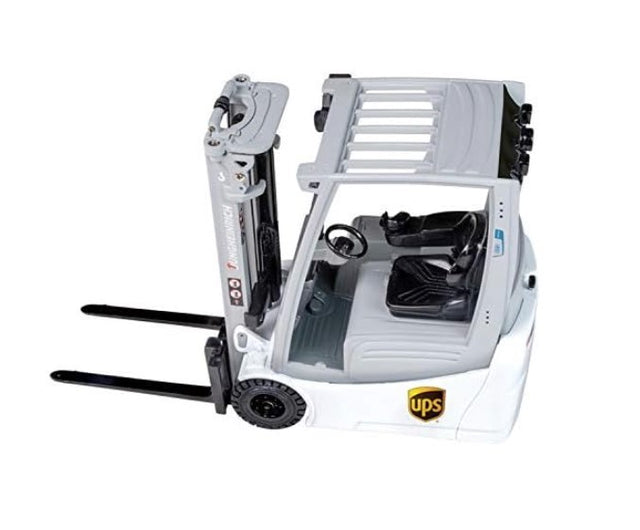 Fjernstyret UPS palleløfter m. palle og kasser