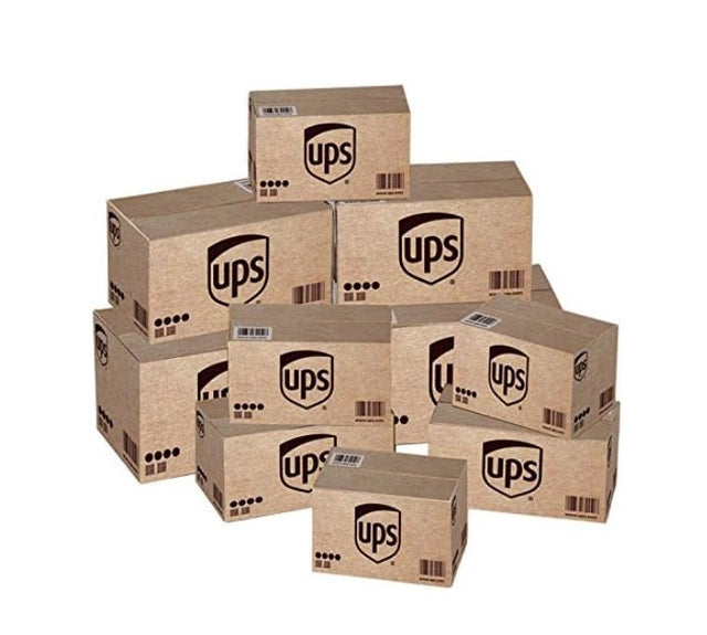 Fjernstyret UPS palleløfter m. palle og kasser