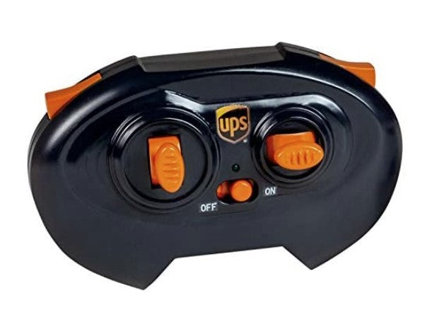 Fjernstyret UPS palleløfter m. palle og kasser