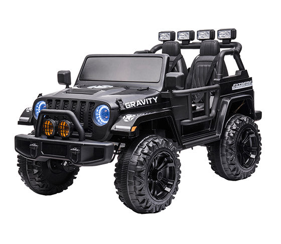 Electric children's jeep Gravity metallic black 12 volts