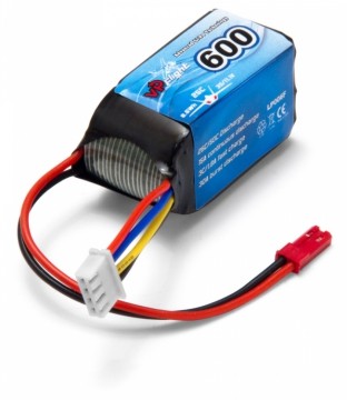 Li-Po Battery 3S 11,1V 600mAh 20C JST-RCY (BEC)