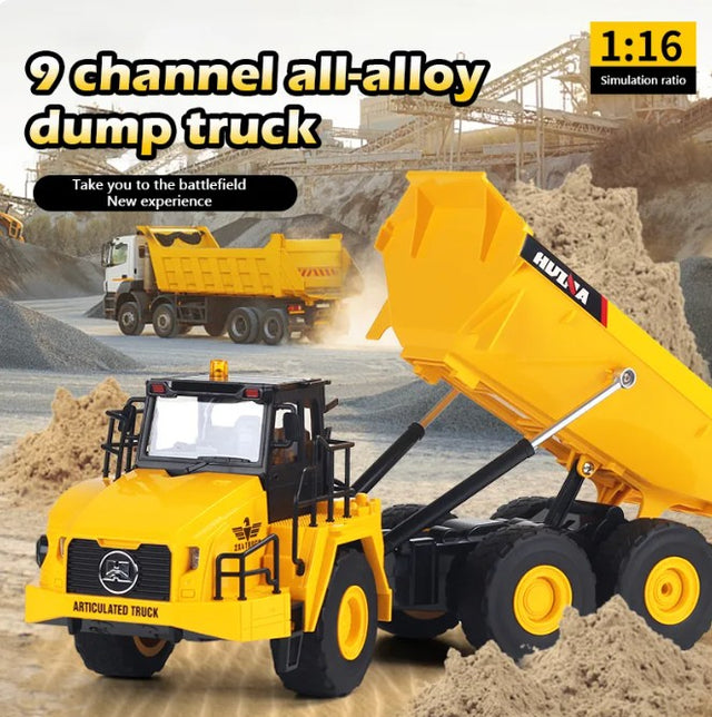 Volvo fjernstyret knækleds dumper - huina 1553