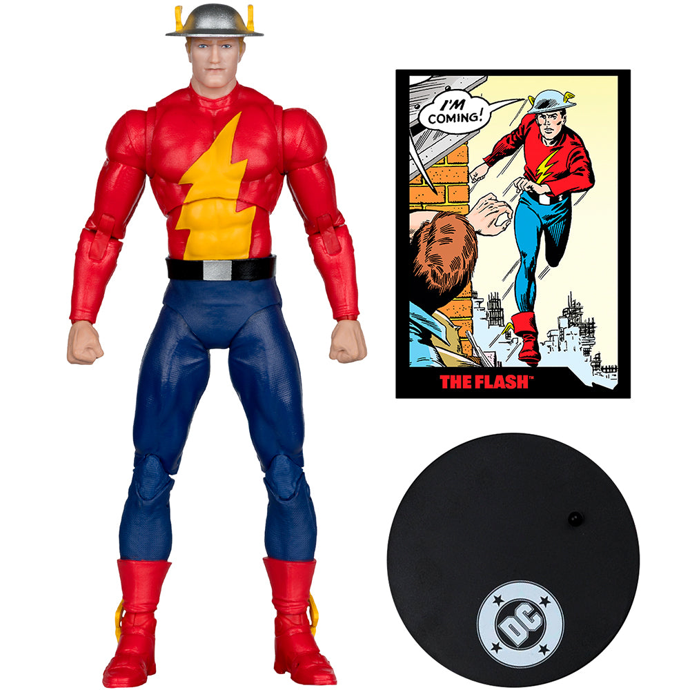 DC Direct Page Punchers The Flash Jay Garrick (The Flash #123) 7in Action Figure with Comic Red Platinum Edition McFarlane Toys