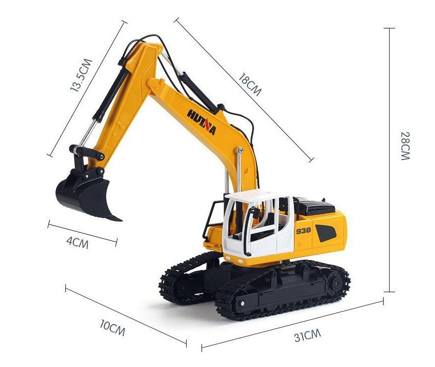 Fjernstyret gravemaskine 1:24