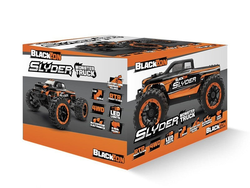 BLACKZON SLYDER MT 1/16 4WD ELECTRIC MONSTER TRUCK - GOLD