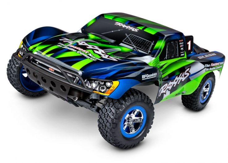 Slash 2WD 1/10 RTR TQ Blue Clipless USB - With Battery/Charger