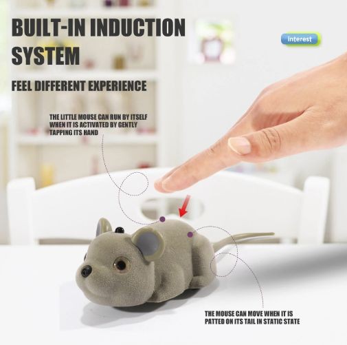 Batteridrevet mus - sjovt legetøj