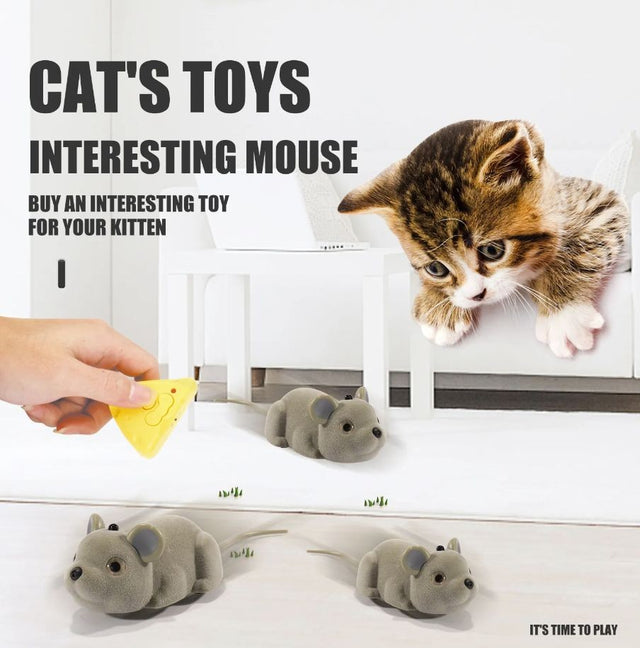 Batteridrevet mus - sjovt legetøj