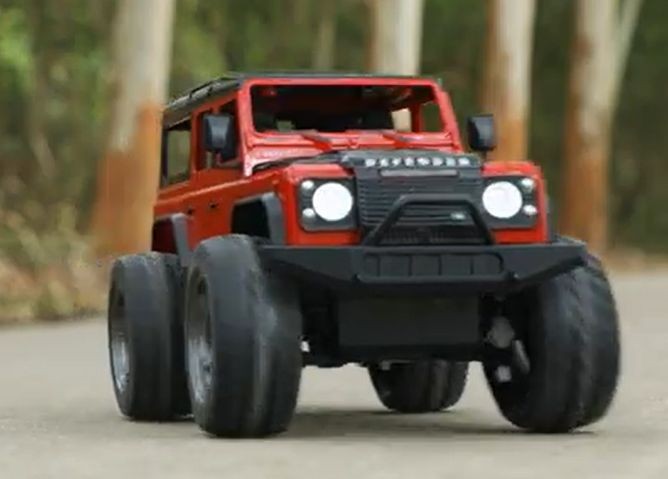 Land Rover Defender Truck D110 - fjernstyret offroader